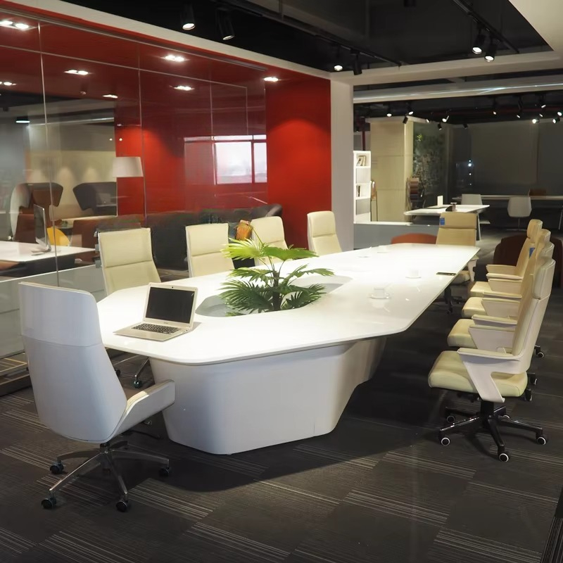 طاولة مؤتمرات مكتبية ذكية حديث - مراجعة High Tech Office Room وسعره