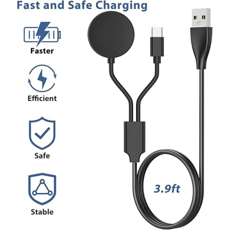 شاحن 2 في 1 لساعة Samsung Gala - مراجعة Usb Extender Active وسعره