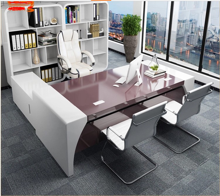 مكتب كمبيوتر تنفيذي عصري مخصص  - مراجعة Office Tech Furniture وسعره