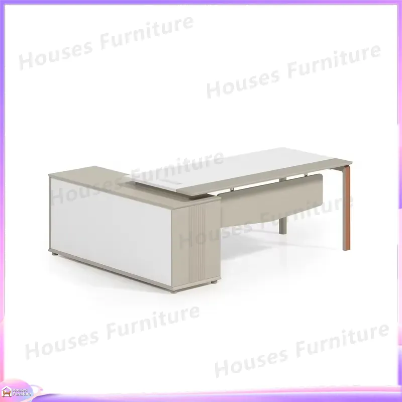 مكتب تنفيذي على شكل حرف L، أثا - مراجعة Office Tech Furniture وسعره