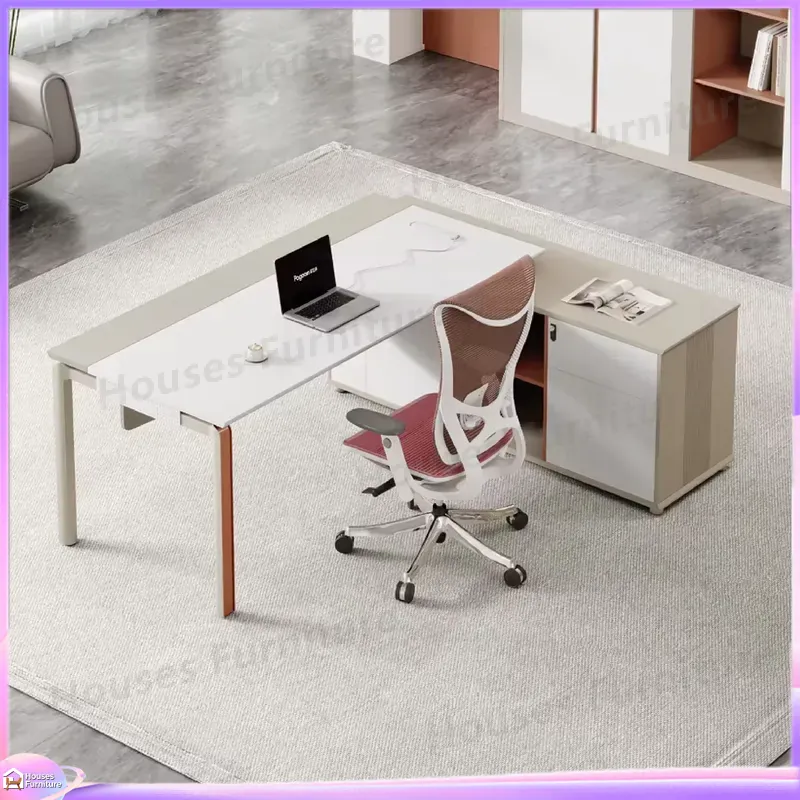 مكتب تنفيذي على شكل حرف L، أثا - مراجعة Office Tech Furniture وسعره