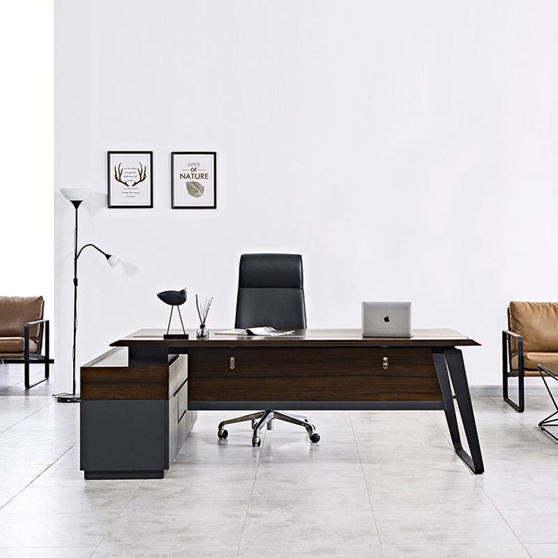 مكتب مكتب خشبي فاخر حديث، تصمي - مراجعة Office Tech Furniture وسعره