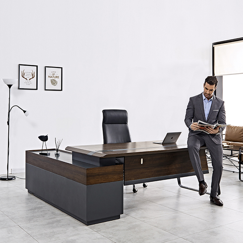 مكتب مكتب خشبي فاخر حديث، تصمي - مراجعة Office Tech Furniture وسعره