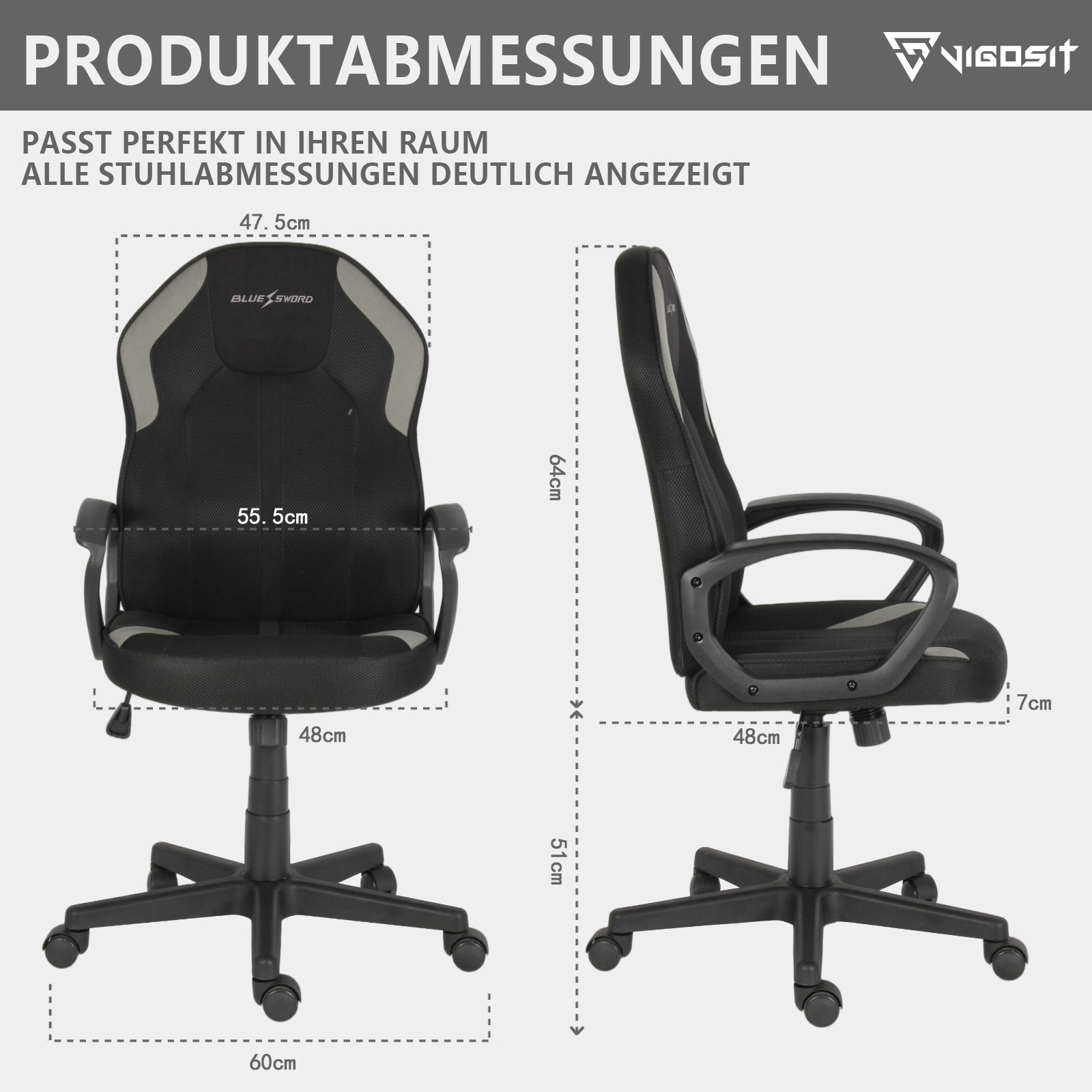 كرسي مكتب فيجوسيت المريح - قما - مراجعة Office Tech Furniture وسعره