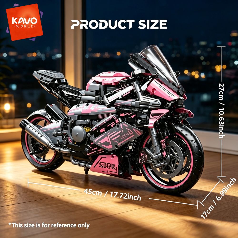 KAVOWORLD طقم نموذج دراجة ناري - مراجعة High Tech Office Room وسعره